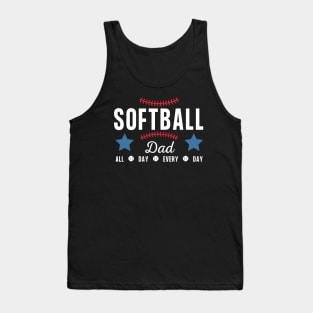 Softball Dad - all day every day Tank Top